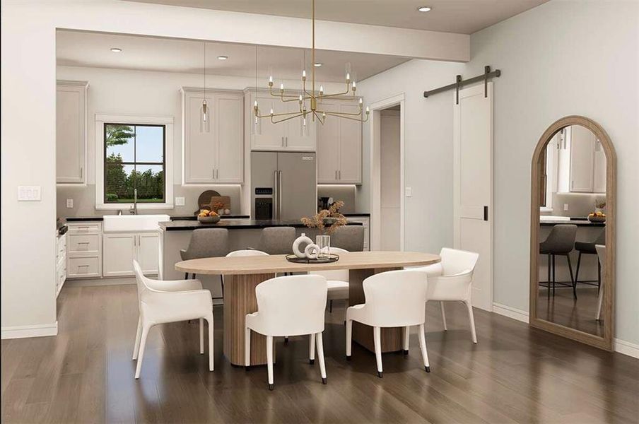 Furnished interior view inside a new home in Oak Water Ranch, Granbury (Image 8). Furnished interior view inside a new home in Oak Water Ranch, Granbury (Image 8).