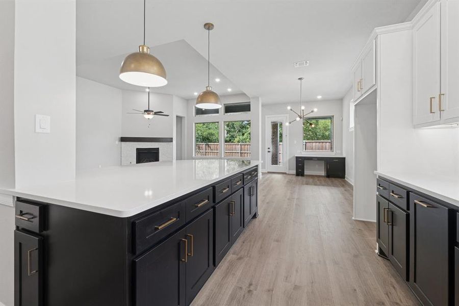Furnished interior view inside a new home in South Pointe  Village Series, Mansfield (Image 5).