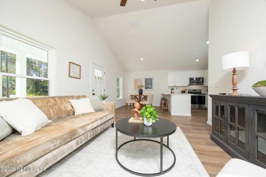 Furnished interior view inside a new home in , St. Augustine (Image 9). Furnished interior view inside a new home in , St. Augustine (Image 9).