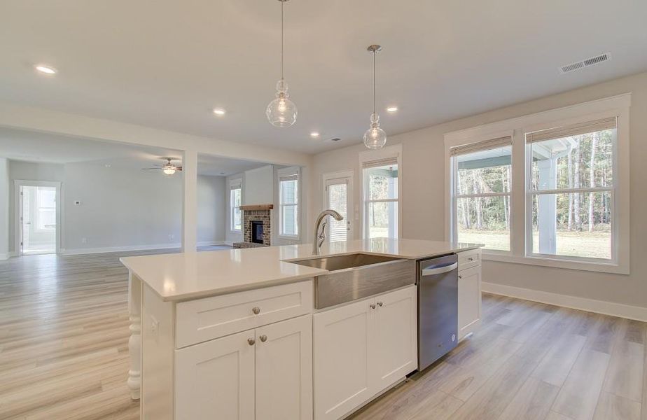 Furnished interior view inside a new home in Saddleridge, Senoia (Image 7).