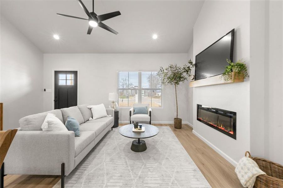 Furnished interior view inside a new home in , Waco (Image 13).