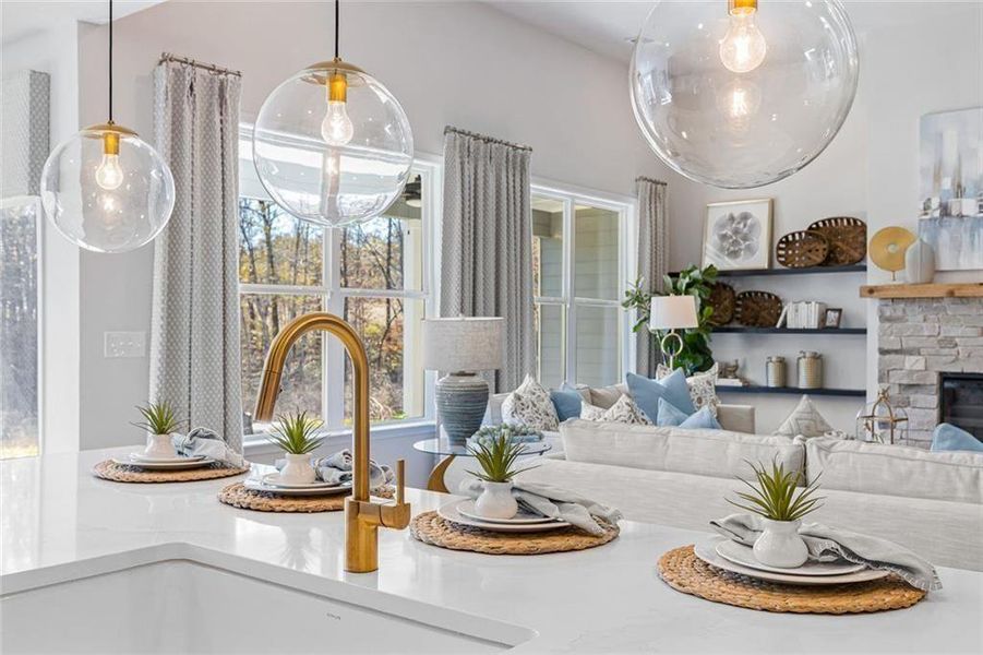 Furnished interior view inside a new home in Echo Grove, Cumming (Image 17).