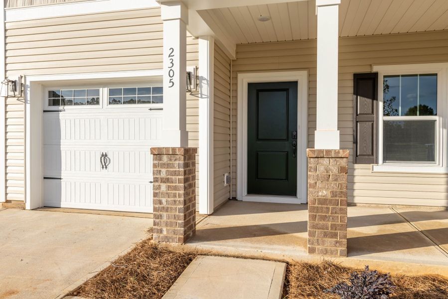 Exterior details and patio area of a home in Morrow Brook, Albemarle (Image 2).