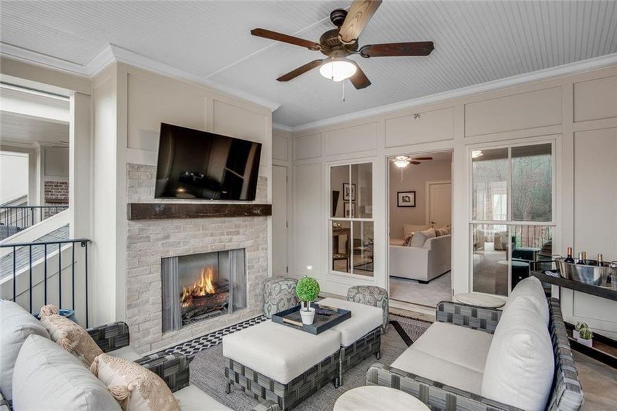 Furnished interior view inside a new home in , Senoia (Image 17).