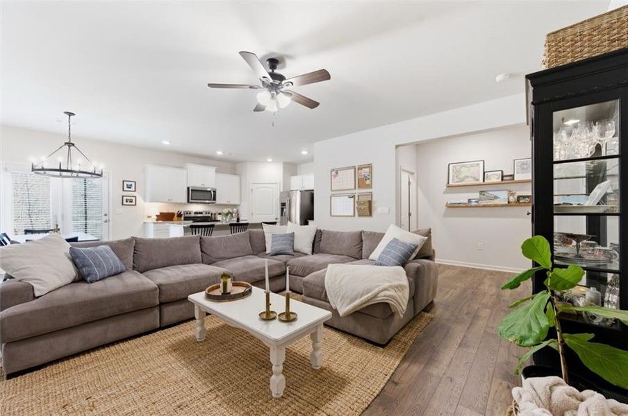 Furnished interior view inside a new home in , Dahlonega (Image 8).
