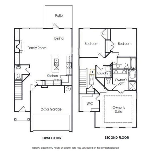 2D floor plan layout of this home in , Calhoun, GA (Image 3).