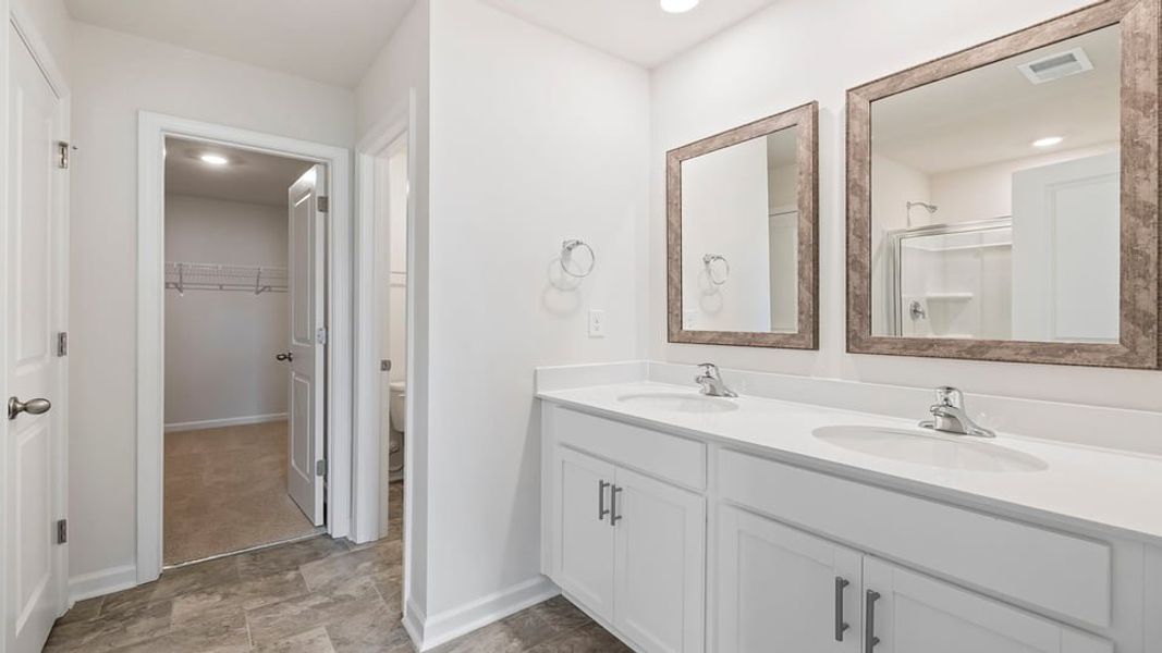 Furnished interior view inside a new home in Durbin Meadows Traditions, Fountain Inn (Image 11).