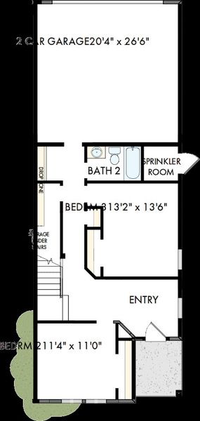 2D floor plan layout of this home in Hillside at Las Colinas, Irving, TX (Image 5). 2D floor plan layout of this home in Hillside at Las Colinas, Irving, TX (Image 5).