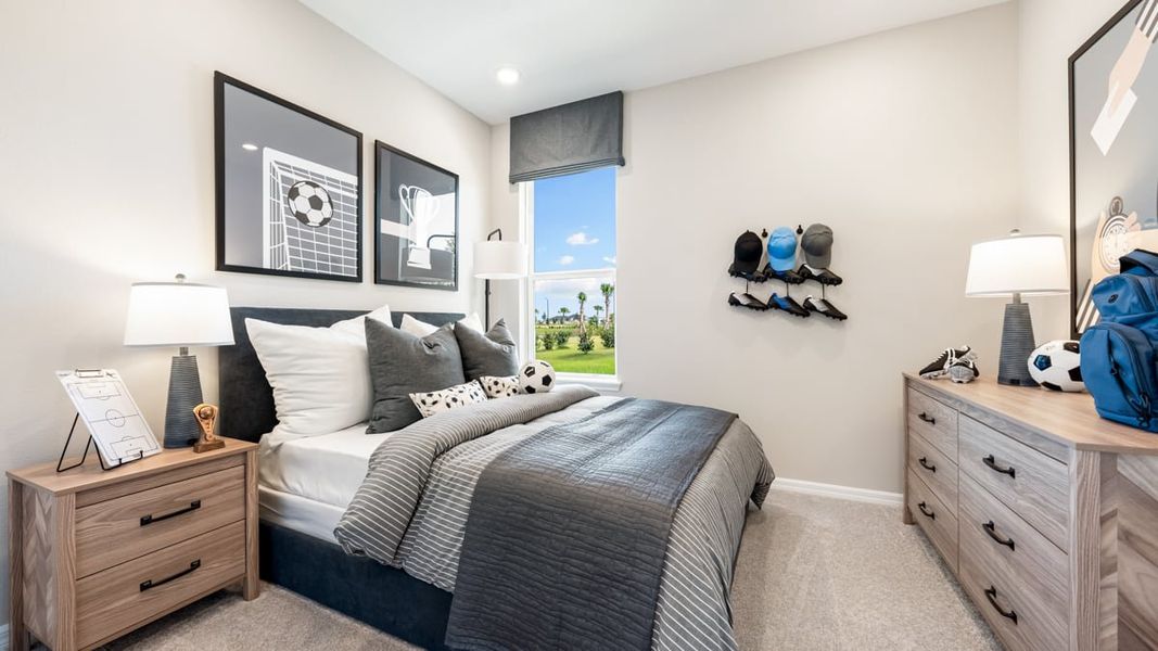 Furnished interior view inside a new home in Windward Preserve, Cocoa (Image 17).