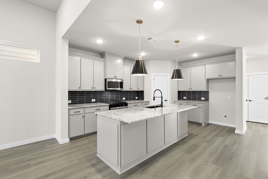Furnished interior view inside a new home in Willow Grove Single-Family Homes, Melissa (Image 8).