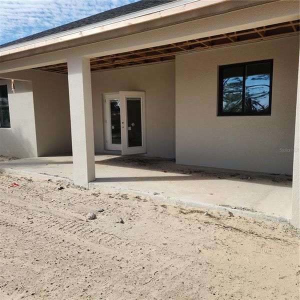 Exterior details and patio area of a home in , Weeki Wachee (Image 2). Exterior details and patio area of a home in , Weeki Wachee (Image 2).
