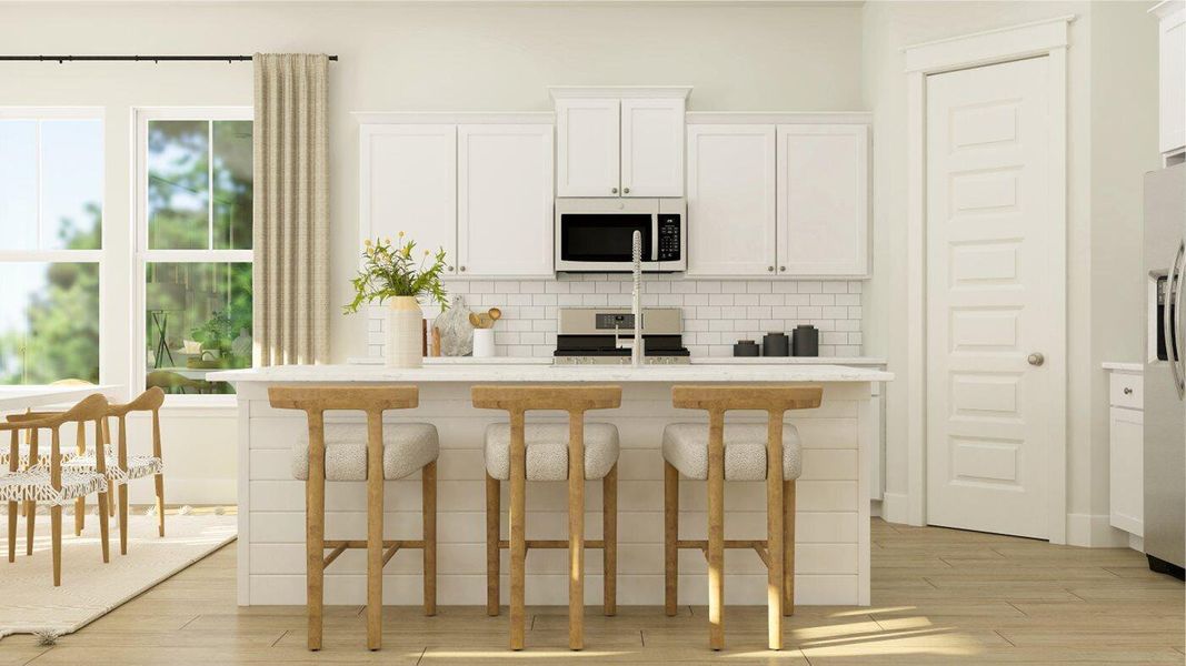 Furnished interior view inside a new home in Carnes Crossroads, Summerville (Image 6).