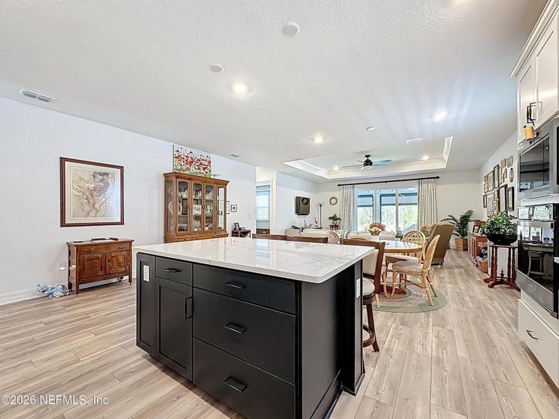 Furnished interior view inside a new home in Hawthorn Park at Wildlight, Yulee (Image 17).