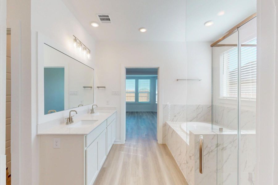 Furnished interior view inside a new home in Summerview, Fulshear (Image 9). Furnished interior view inside a new home in Summerview, Fulshear (Image 9).