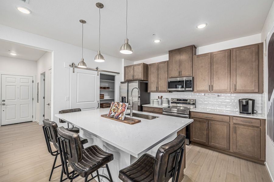 Furnished interior view inside a new home in The Residences at Victory Ridge, Colorado Springs (Image 6).