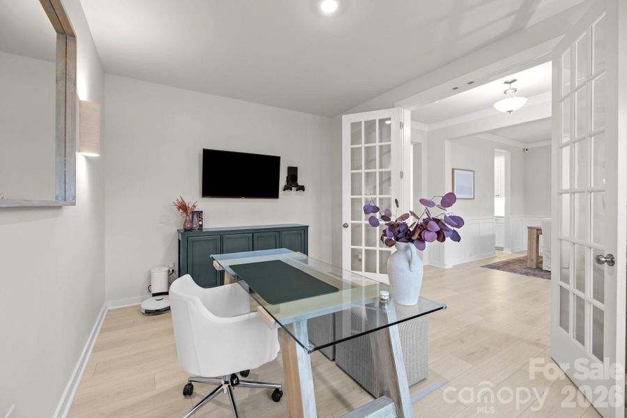 Furnished interior view inside a new home in , Mint Hill (Image 19).