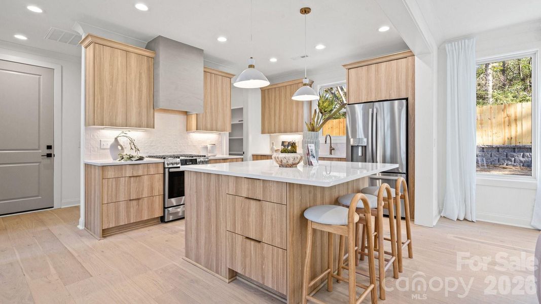 Furnished interior view inside a new home in , Charlotte (Image 15).
