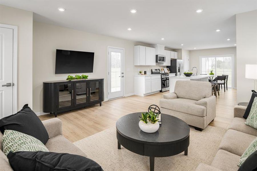 Representative furnished interior of a home built from the Tate by Ryan Homes in Colonial Village, Edenton (Image 8).