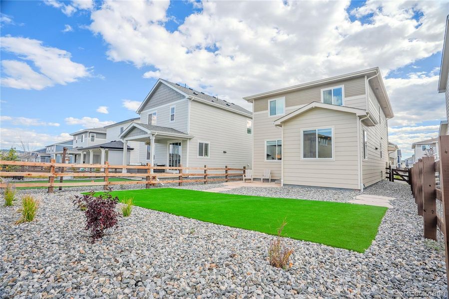Exterior details and patio area of a home in , Monument (Image 2).