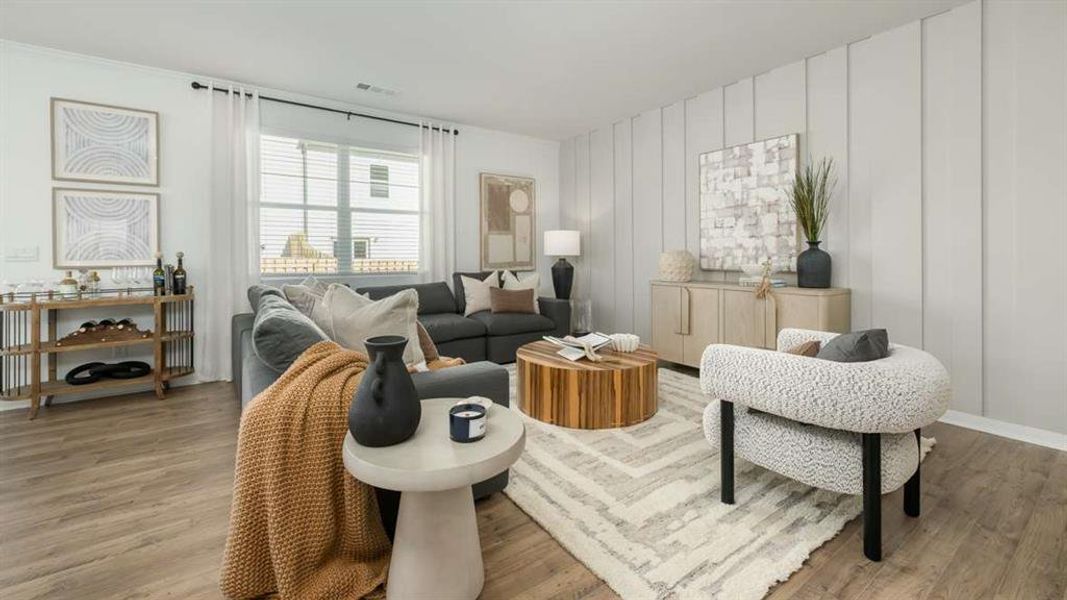 Furnished interior view inside a new home in Rosewood Farms, Acworth (Image 33).