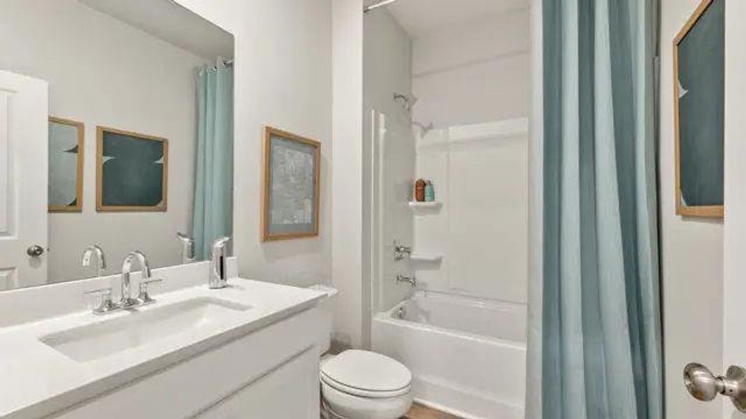 Furnished interior view inside a new home in Reserve at Gum Springs, Jefferson (Image 15).