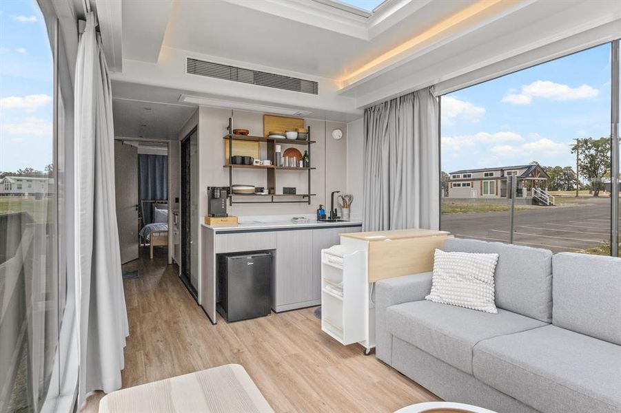Furnished interior view inside a new home in , Mount Pleasant (Image 3).