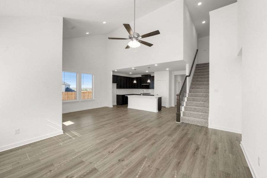 Representative unfurnished interior of a home built from the Ironwood II Katy Lakes 50s by Brohn Homes in Katy Lakes, Katy (Image 12).