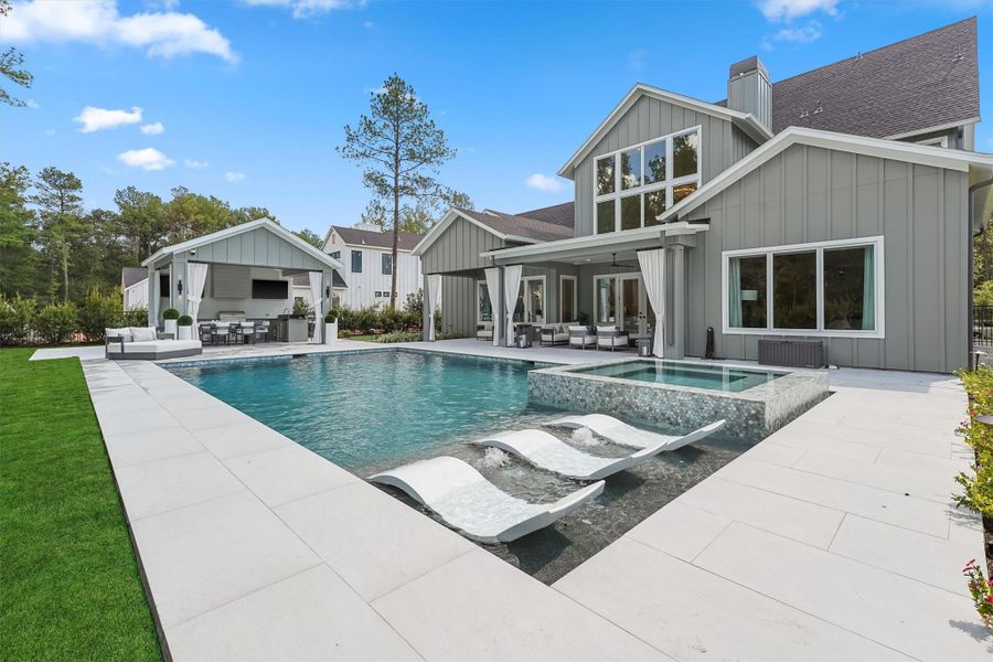 Front exterior of a new home in , Montgomery, TX, highlighting curb appeal (Image 16).
