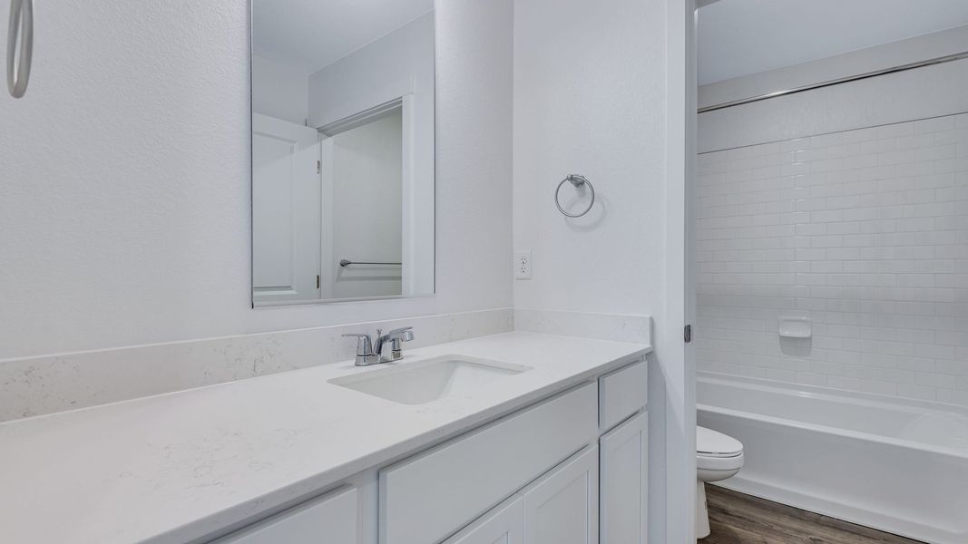 Furnished interior view inside a new home in Vista Meadows, Fort Lupton (Image 6).