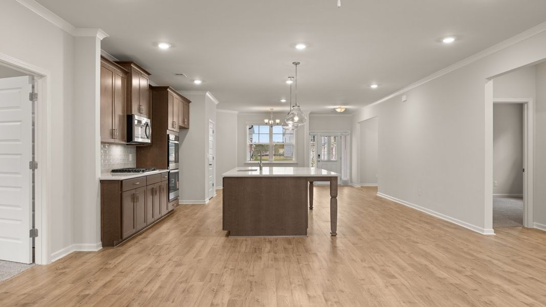 Furnished interior view inside a new home in Heritage Pointe, Senoia (Image 6).