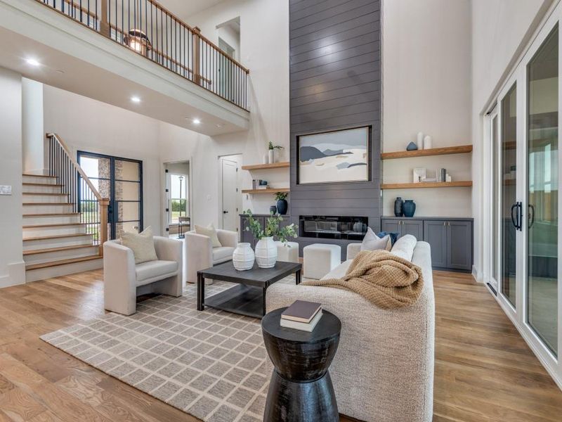 Furnished interior view inside a new home in , Red Oak (Image 18).