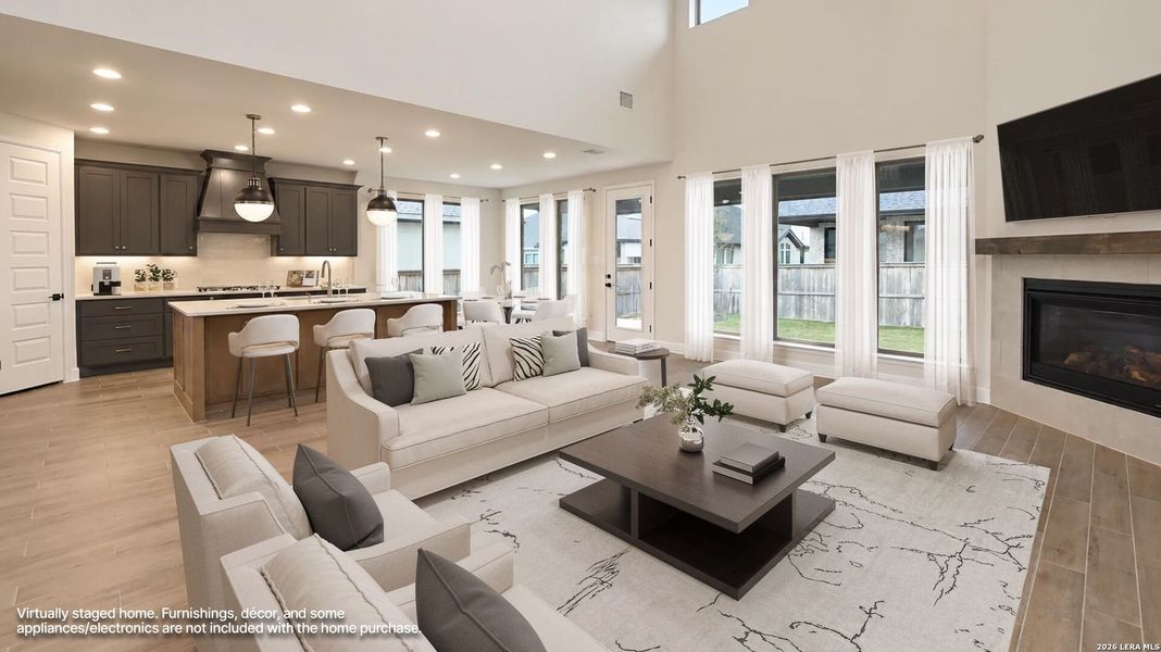 Furnished interior view inside a new home in Mayfair, New Braunfels (Image 9).