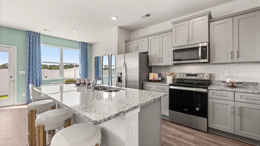 Representative furnished interior of a home built from the Tatum by D.R. Horton in Rushing Waters Townhomes, North Augusta (Image 6).