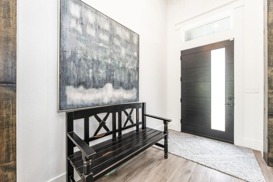 Furnished interior view inside a new home in , Willis (Image 19).