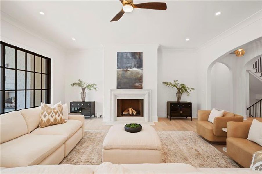 Furnished interior view inside a new home in , Atlanta (Image 43). Furnished interior view inside a new home in , Atlanta (Image 43).