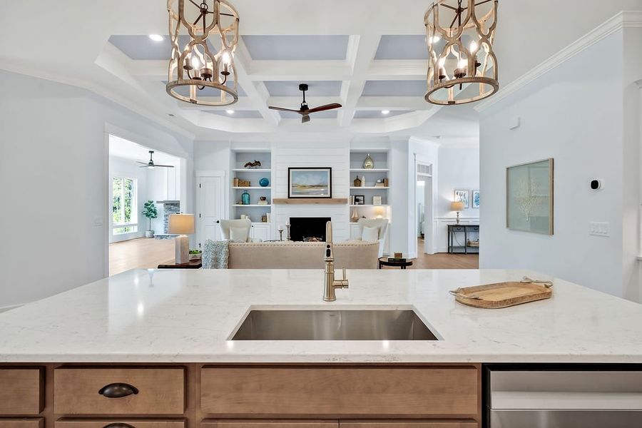 Furnished interior view inside a new home in St. James, Southport (Image 8).