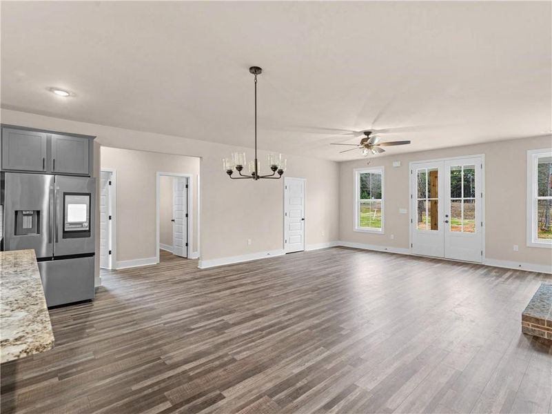 Spacious, unfurnished interior of a new home in , Mansfield (Image 32).