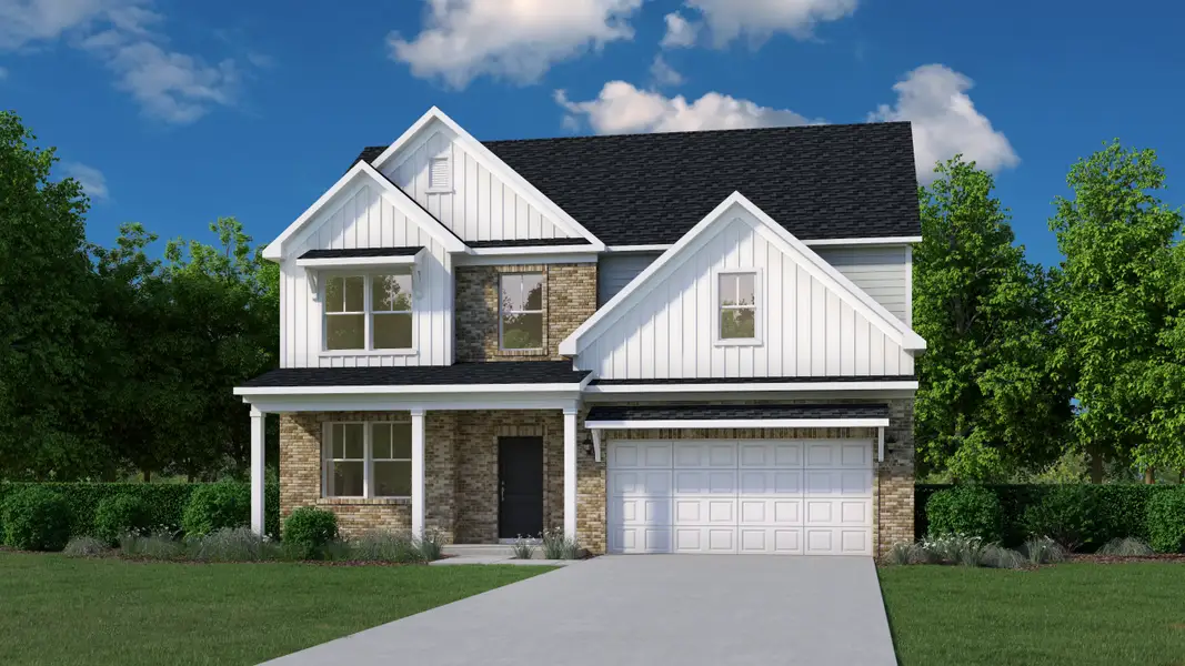 Representative exterior photo of a completed home built from the Nile by Veranda Homes in Heritage Bay, Sumter, SC (Image 2).