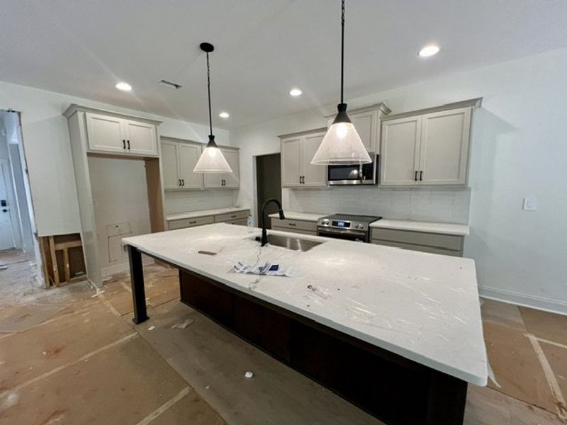 In-progress construction of a new home in Mitchell Farms, LaGrange, GA (Image 8).