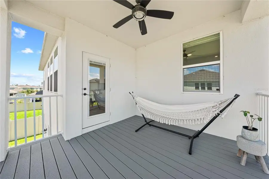 Exterior details and patio area of a home in Eden at Crossprairie, St. Cloud (Image 4).