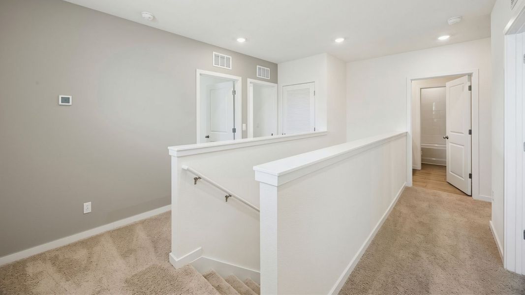 Representative unfurnished interior of a home built from the Campbell by D.R. Horton in Crossroads at Kelly Park, Apopka (Image 13).