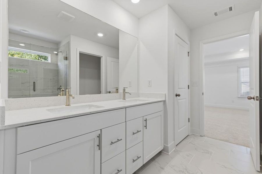 Furnished interior view inside a new home in Wellington Estates, Madison (Image 5).