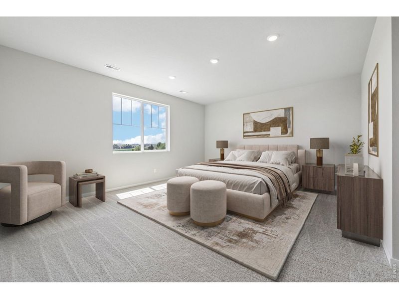 Furnished interior view inside a new home in Farmstead, Berthoud (Image 10).