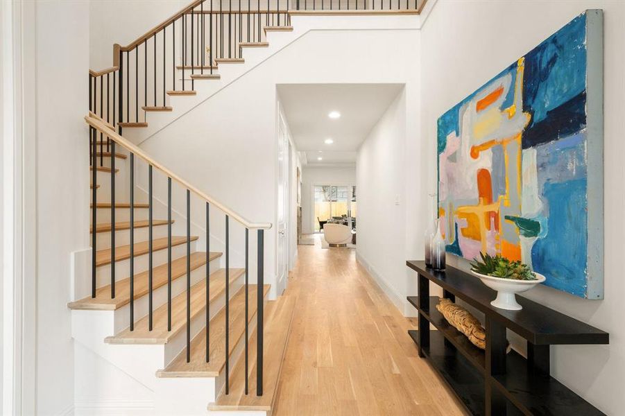 Furnished interior view inside a new home in , Dallas (Image 34).