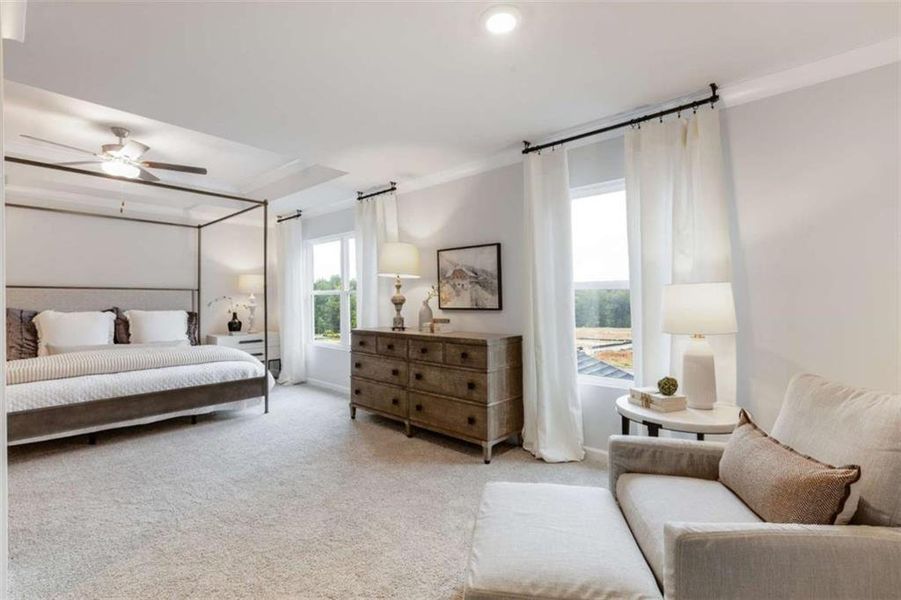 Furnished interior view inside a new home in , Conyers (Image 23).