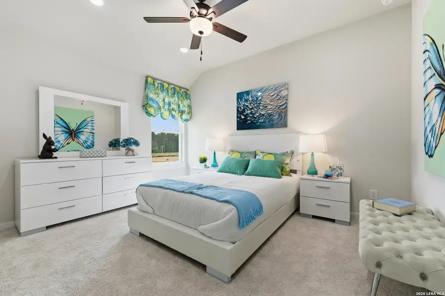 Furnished interior view inside a new home in Timber Creek, San Antonio (Image 10).