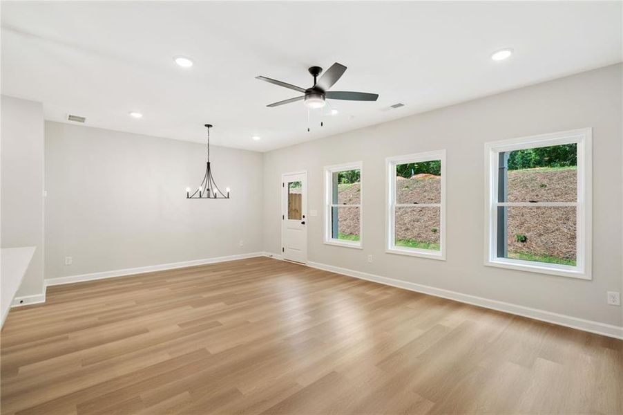 Spacious, unfurnished interior of a new home in Wildwood Place, Powder Springs (Image 14). Spacious, unfurnished interior of a new home in Wildwood Place, Powder Springs (Image 14).
