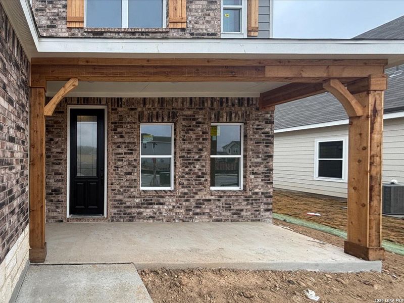 Exterior details and patio area of a home in , Schertz (Image 16).