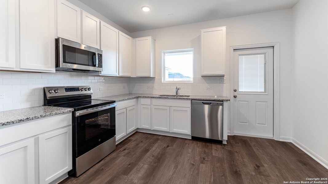 Furnished interior view inside a new home in Katzer Ranch, Converse (Image 2).