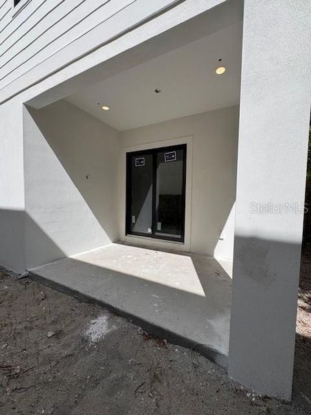 Exterior details and patio area of a home in , Tampa (Image 3). Exterior details and patio area of a home in , Tampa (Image 3).